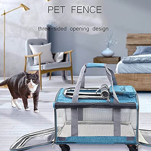hongyang Pet Bike TrailerSmall & Medium Sized Dogs Bicycle Carrier - Foldable Frame Non-Slip Floor & Internal Leash, Easy to Connect