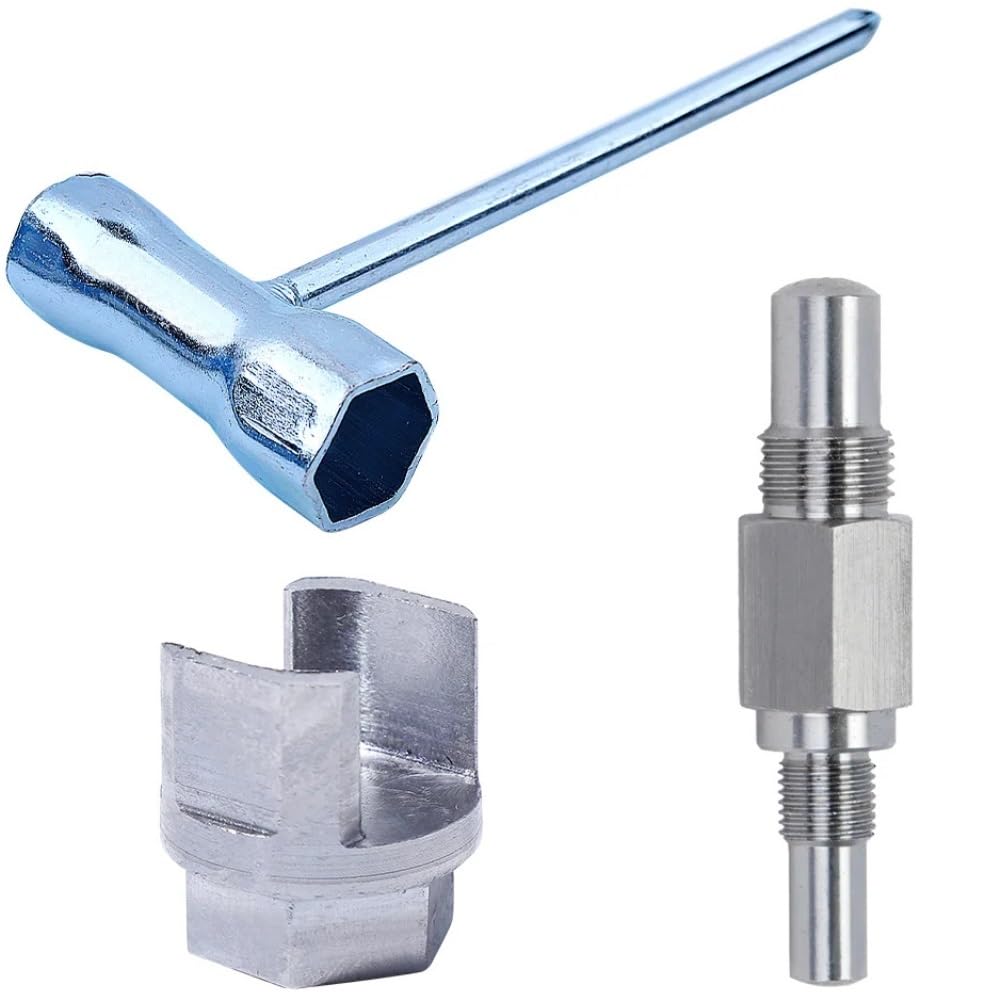 Llave de extracción de embrague, herramienta Scrench, tope de pistón apto for motosierra H 340, 345, 346, 350, 351, 353, 445, 455, 460, 502541603