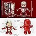 ptmdw Dancing Robot Toys for Kids, Action Figures Will Walking Dancing Electronic Toy with LED Lights and Jump Mechanical Dance,Interactive Educational Gift Toys for 3 4 5 6 7 Year Old Boys Girls