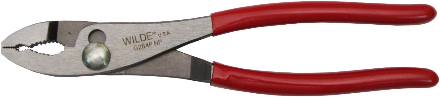 Wilde Tool G264P Combination Slip Joint Pliers, 10 inch with Polished Finish