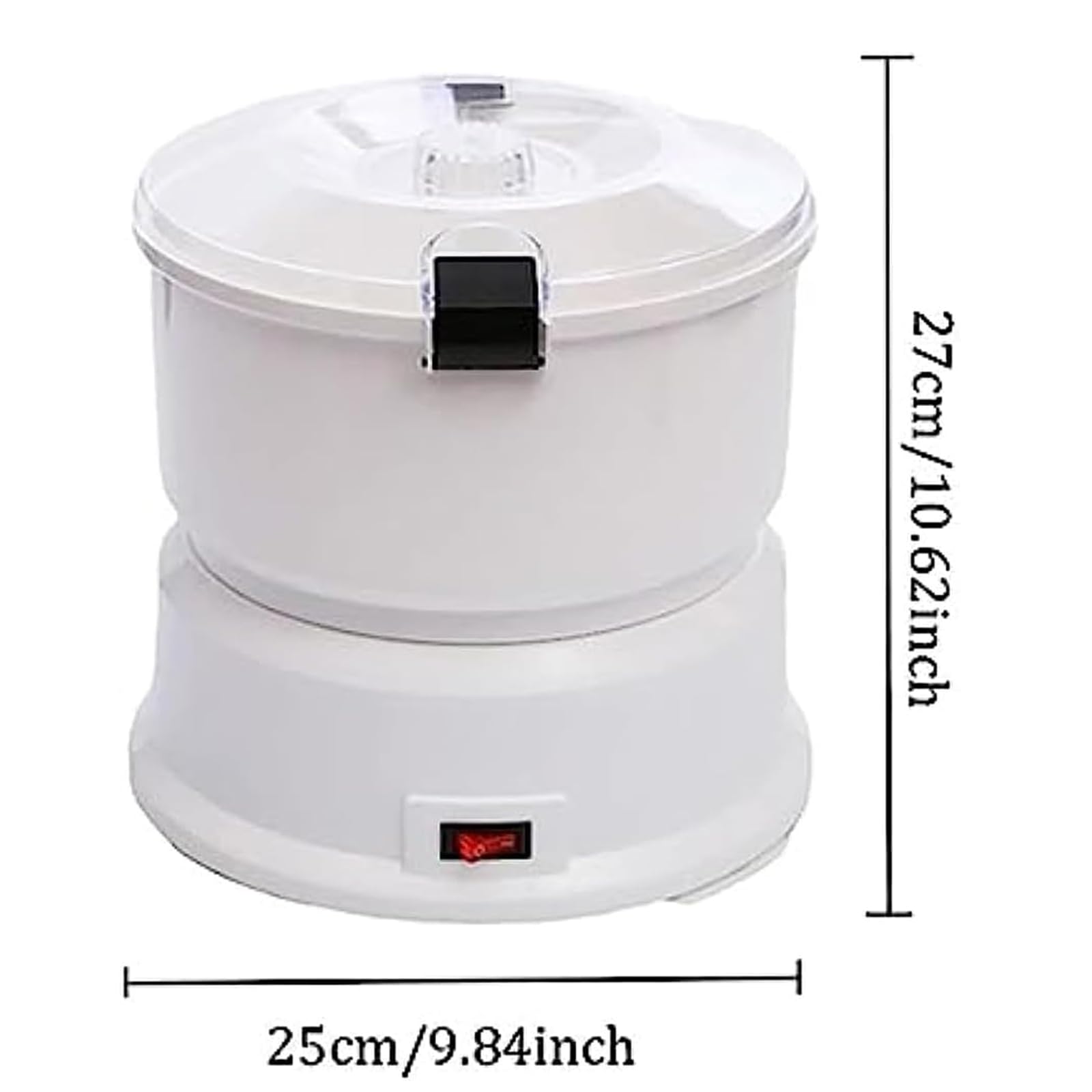Sbucciatore Automatico per Patate da 85 W, Pelapatate Elettrico, con Contenitore E Blocco di Sicurezza Rotante, capacità 2,2 Libbre, per Patate, Patate Dolci, Pomodori, Zucchine