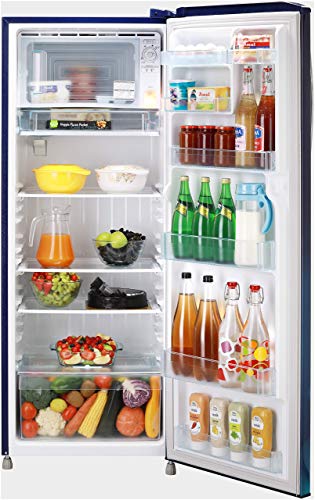 Image of LG 261 L 3 Star Direct-Cool Smart Inverter Compressor Single-Door Refrigerator (GL-B281BBCX, Blue Charm, Moist 'N' Fresh, 2023 Model)