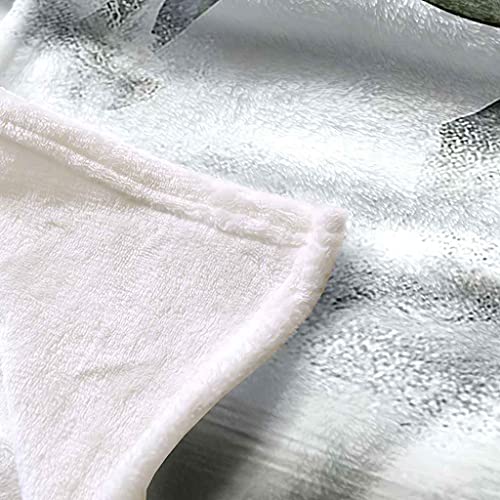 Couverture flanelle cheval blanc plaid microfibre douce canapé lit - 6