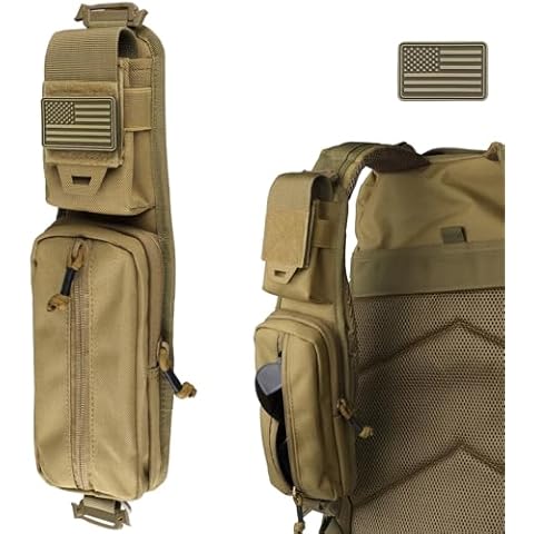 WYNEX Molle Accessories Pouch with Zipper Pockets Cover