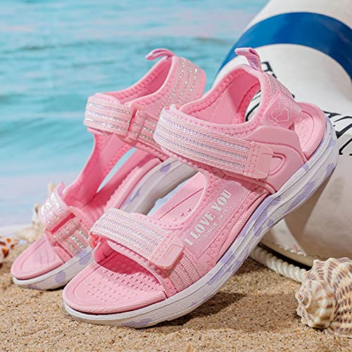 Children Shoes Fashion Beach Sandals Light Soft Sweet Girl Sandals Medium And Large Children Soft Bottom Slides Kids4
