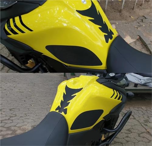 Protector tanque Yamaha R15 para rutas de curvas con calcomanías de agarre 4