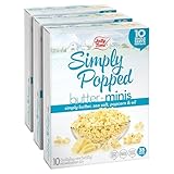 Jolly Time Simply Popped Butter Minis, Lightly Salted Microwave Popcorn, 1.5oz Personal Bag, 10 Bags Per Carton (1.5 Ounce (Pack of 30))