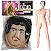 Forum Novelties Inflatable Male John Doll Costume for Halloween, Bachelor & Hen Party Accessories - 60”"