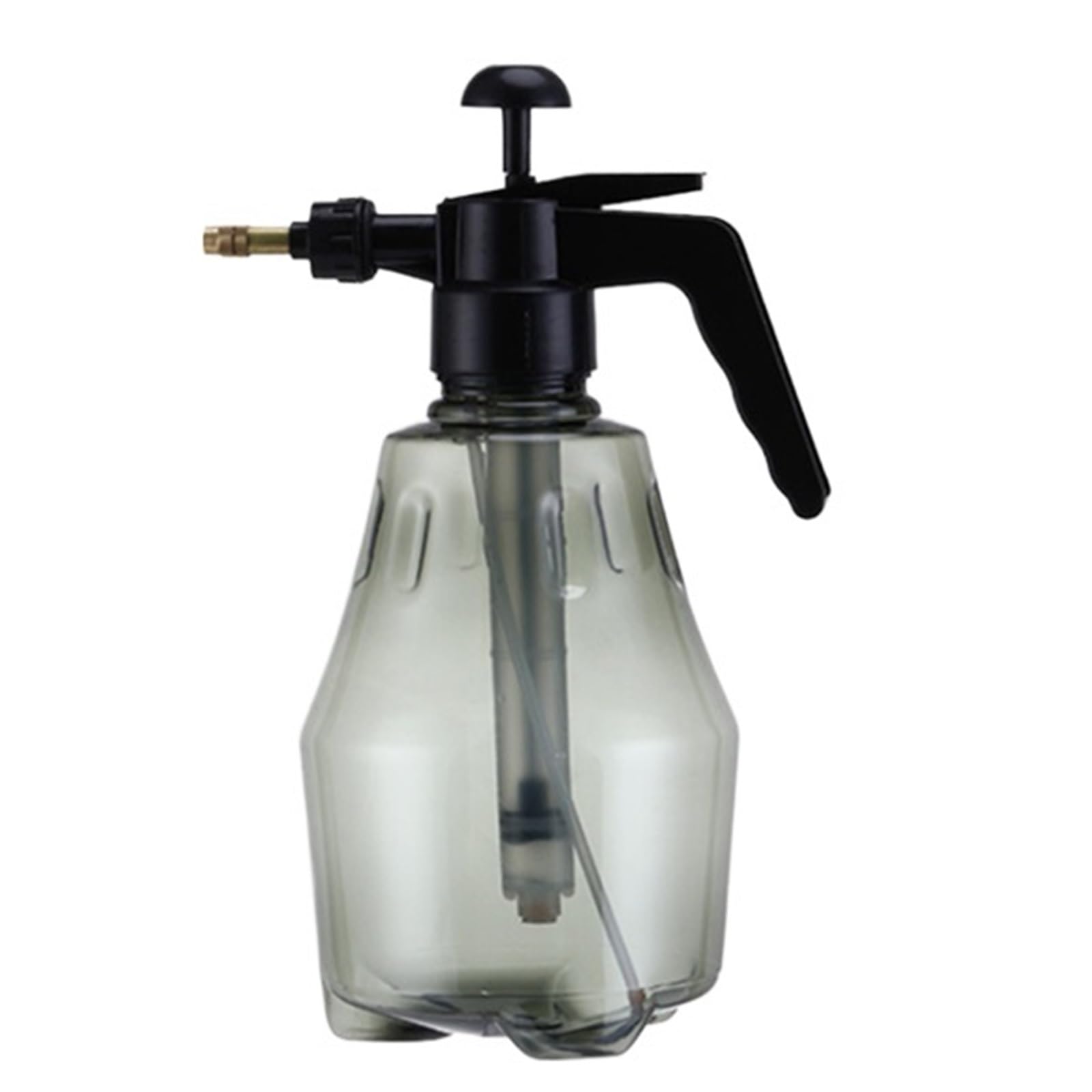 DSFIHJO 2-Piece Hand Pressure Water Sprayer Trigger Air Pump Garden Spray Bottle Car Cleaning Watering Can(1-PCS 1.5L Gray)