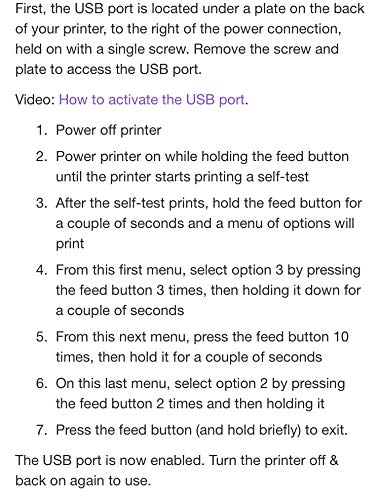 Epson Tm-T88V Thermal Receipt Printer (Usb/Serial/Ps180 Power Supply) (Renewed) #TOP7