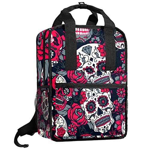 Cartable pour filles et garçons à motif flamant rose avec bretelles réglables