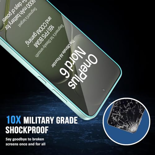 Image of Tempered Glass Screen Protector Compatible for Oneplus Nord 6 5G / Oneplus Nord 6 with Edge to Edge Coverage and Easy Installation Kit