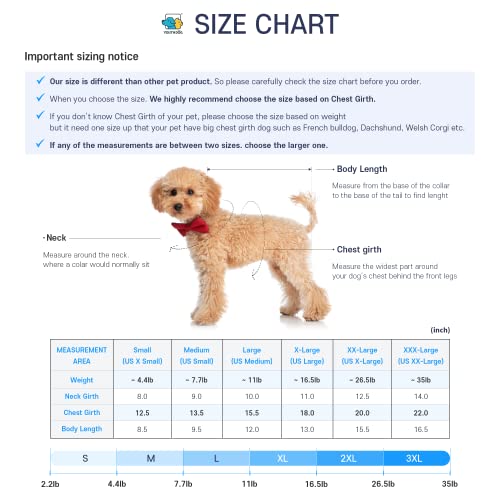 Youthdog Silk Puppy Clothes Korean Hanbok Dress Costume Dogs Clothes For Girl Dog Clothes Small To X Large Size (Red Large (Us M)) #TOP5