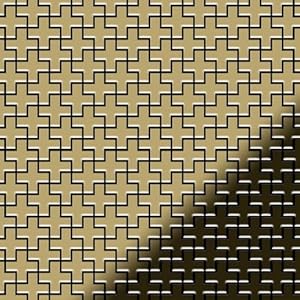 ALLOY Mosaikfliese Swiss Cross-Ti-GM gold 0,88 m2