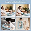 Baby Lounger, Portable Baby Lounger for Newborn, 0-24 Months, with Soft Cotton Cover, Baby Essentials Gifts(Ice Blue), Pallet of Product #4
