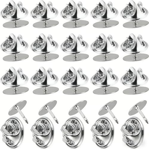 YSTrillion Frizione per Pin Farfalla,50 Pairs Chiusure a Farfalla con