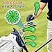 PATIKIL Golf Club Head Cover, 12 Pcs Number Golf Club Irons Covers Neoprene Driver Headcover Golf Lovers Gifts for Men Women, Green