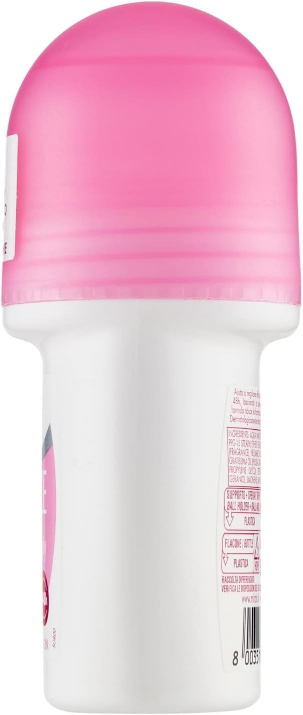 12x Breeze Perfect Beauty Deodorante Roll-On Hilft, die Schweißbildung 48 Stunden lang wirksam zu regulieren- Deodorant 50ml + Beni Culinari Kostenloser Schlüsselanhänger
