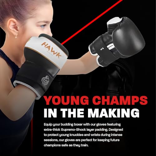 image for Hawk Sports Kids Boxing Gloves for Kids Children Youth Punching Bag Ki