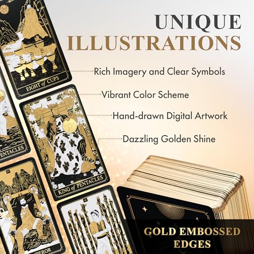 Tarot Dorado para Principiantes con Guía en Español