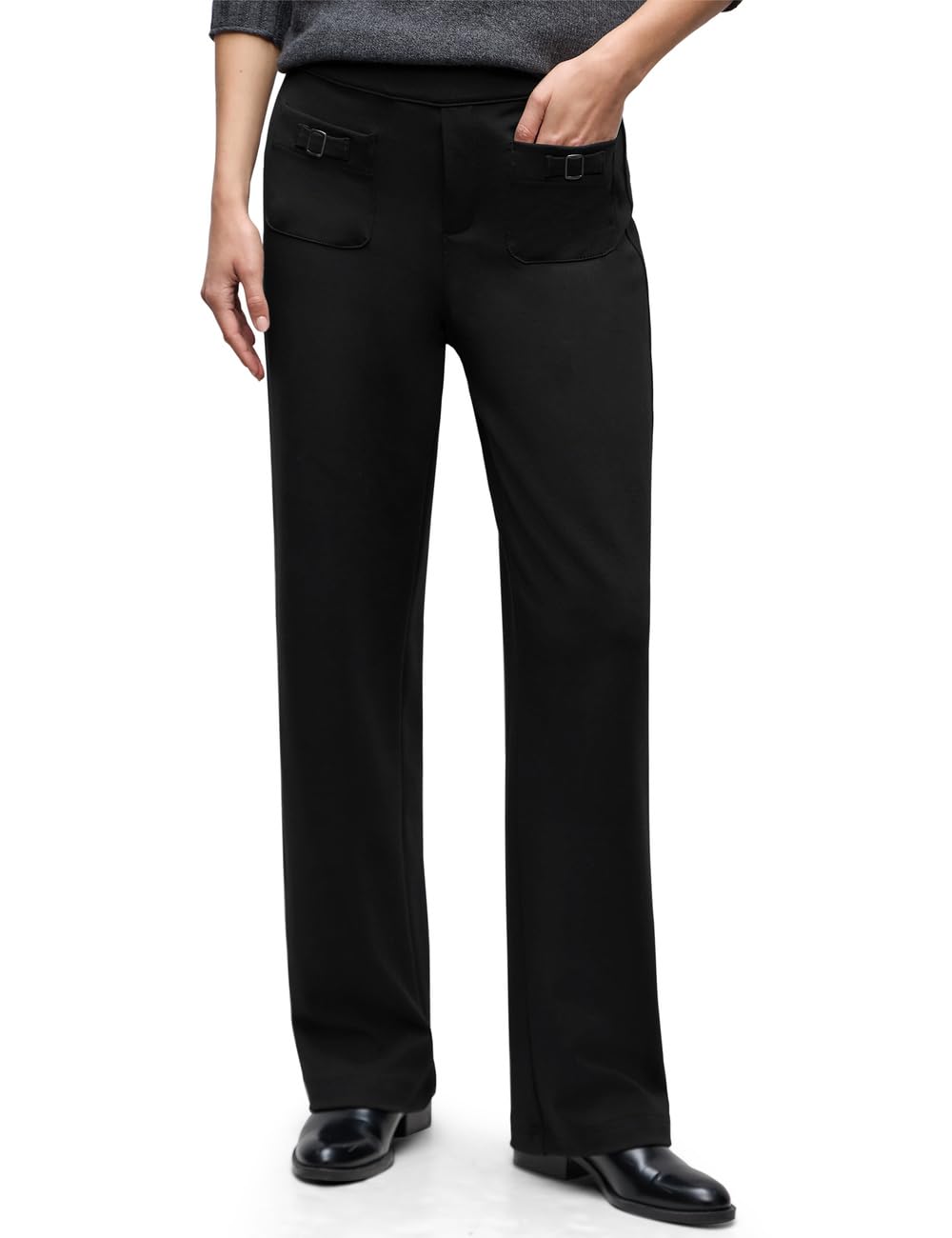 Street One Damen Hose mit Schnallendetail 3817402