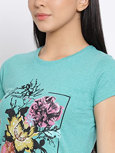 Image of Lyra Women's Cotton Regular Fit T-Shirt