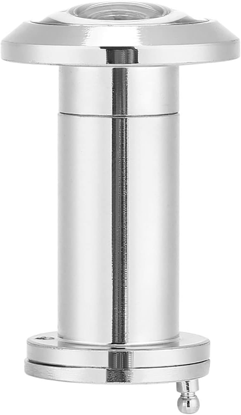 200 Degree Wide Viewing Angle Door Viewer Heavy Duty Cover for Security Doors (Glossy)