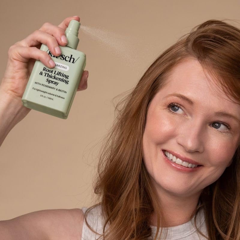 Kitsch Root Lifting Spray for Fine Hair - Thickening Hair Spray With Rosemary and Biotin | Lightweight Volumizing Spray for Instant Lift and Fullness | Adds Volume, Natural Hold - 5oz - Image 3