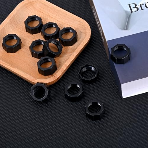 17mm Car Phone Mount Replacement Parts, 12PCS Tightening Nut for Replacement Car Mount Screw On, Mobile Ball Adapter Nut Fixed Head Bracket Holder Ring for DVR Wireless Charger - Thumbnail 6