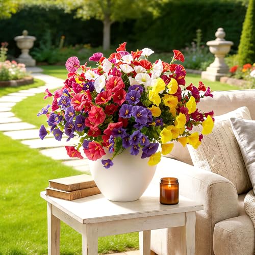 bakkiet Fall Decor, Fall Decorations for Home, Fall Flowers for Outdoors, Fake Flowers Fake Plants, UV Resistant No Fade, Realistic High - image 5