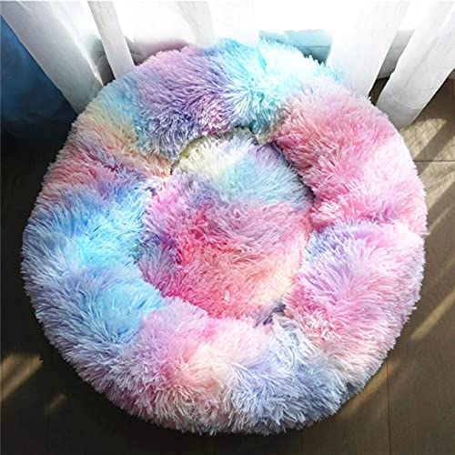 Coussin en peluche pour chat et chien de 40 cm pour calmer l'anxiété et isoler du sol froid