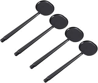 4pcs Visor Eye Exam Hand Spoon Cover Gadgets for Test Eye Spoon Kid Eye Occluder Eye Optometry Occluder Eye Occluder Handheld Eye Test Tools Plastic Child Eyes Test Pattern