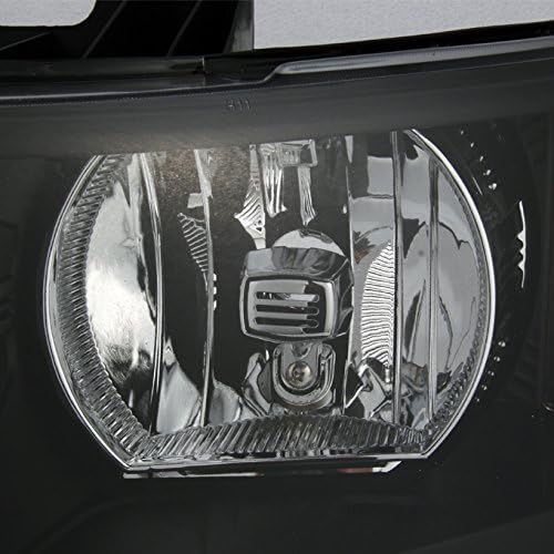 AKKON - For 2007-2013 Chevy Silverado Replacement Black Bezel Headlights Driver/Passenger Head Lamps Pair New