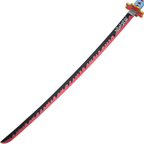 Vista 70 de Espada katana de anime para cosplay, espada Demon Slayer de metal real, acero inoxidable, Rengoku/Tanjiro/Zenitsu/Inosuke Knights, versión exquisita