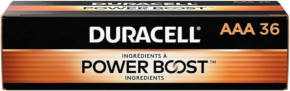 بطاريات Duracell MN24P36 Coppertop Alkaline ، Aaa ، 36 / pk