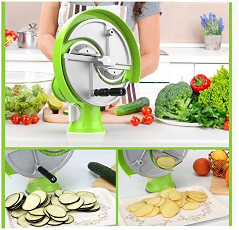 TOPCHANCES Multifunctional Fruit and Vegetable Slicer Hand-cut Vegetable Cutter Potato Ginger Pitaya Lemon Slicer (Vegetable Chopper)