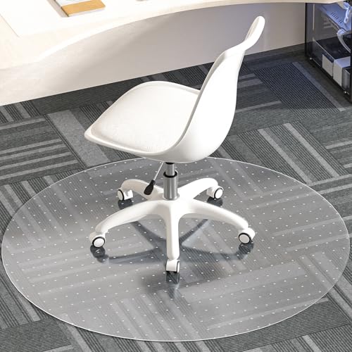 MESHDO 36" Round Office Chair Mat for Carpet