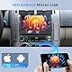 Autoradio 1 Din mit Bluetooth Freisprecheinrichtung IOS/Android Mirror Link 7 Zoll Manuell Einziehbarer Bildschirm Autoradio mit Bluetooth FM Radio/USB/AUX/EQ/Type C Lenkradsteuerung + Rückfahrkamera