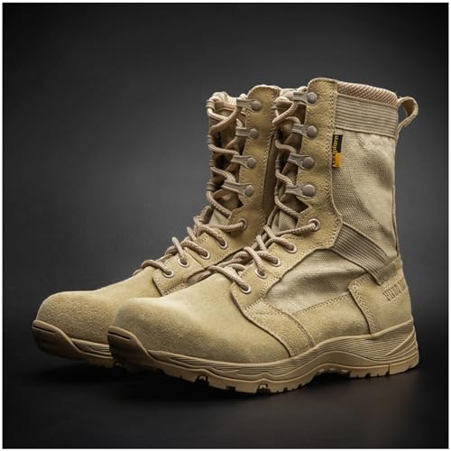 Tactical Boots for Men Military Work Motorcycle Combat Desert Boots2
