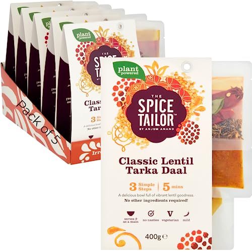 The Spice Tailor Classic Lentil Tarka Daal 400 g (5-Pack)