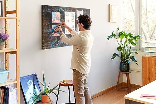 Tableau liège pour planification de tâches et notes de bureau 120x80 - 4