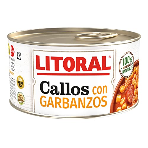 LITORAL Callos con Garbanzos - Plato Preparado Sin Gluten - 370g