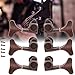 Lazmin112 Guitar Bass Tuners, Enclosed Type Machine Head Tuning Keys Replacement 3L3R Bass Tuners Bass Parts