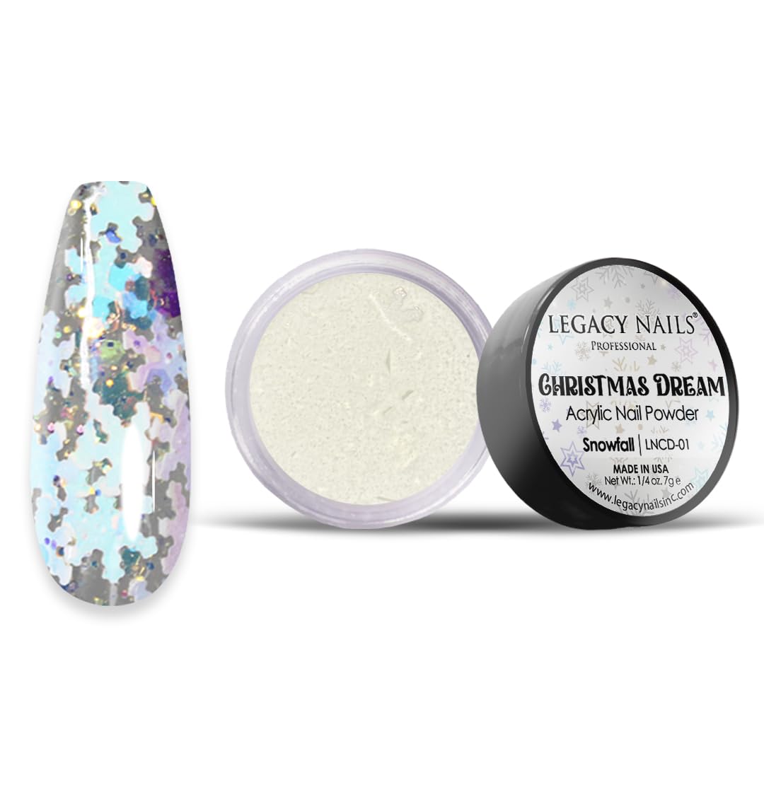 Legacy Nails Professional Acrylic Powder Kit, 6-Piece Nail Art Set
