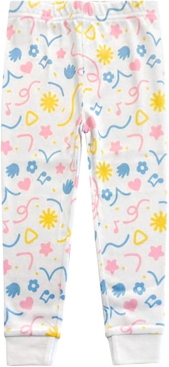 Ms. Rachel 2 Piece Pajama Set - Toddler Girls Boys PJ Set, Short Sleeve Shirt & Pants - Kids Sleepwear Set - Official License