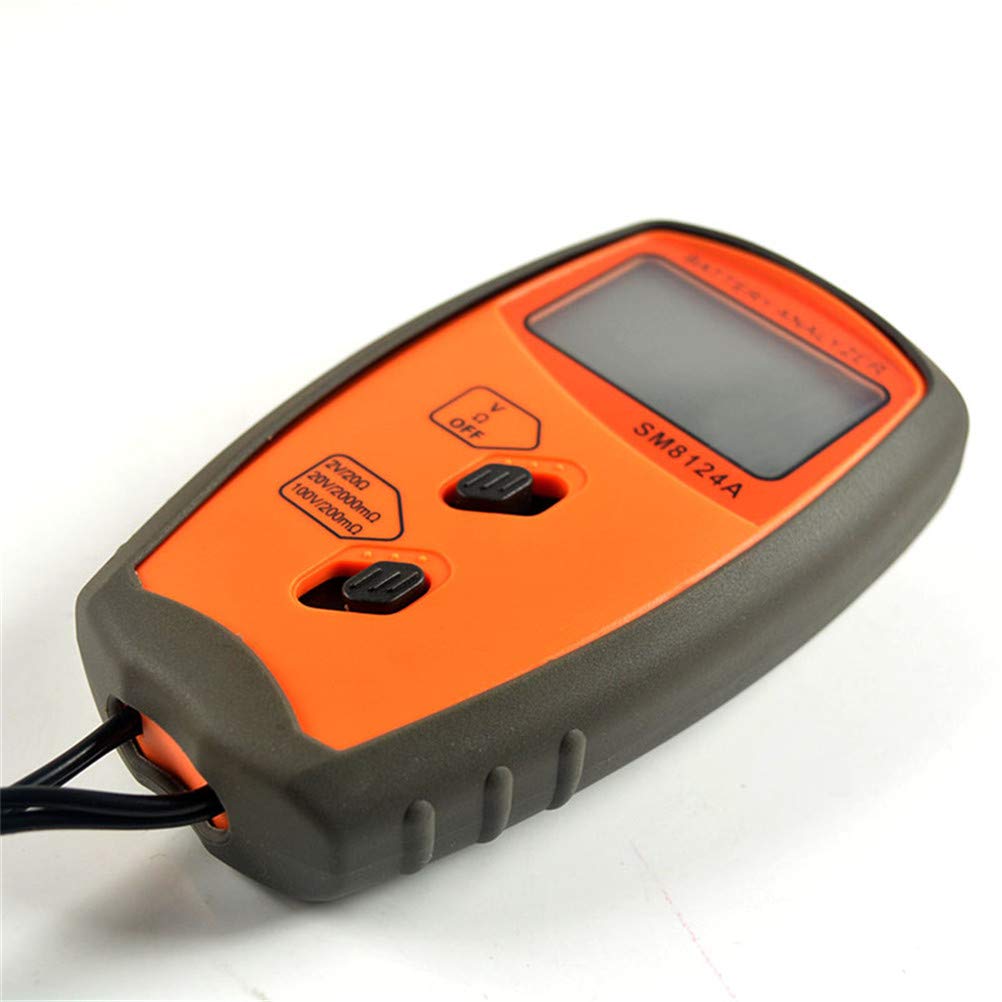 Tester SM8124 del misuratore di impedenza interna del voltmetro di resistenza della batteria del display LCD digitale portatile Szaerfa 20R