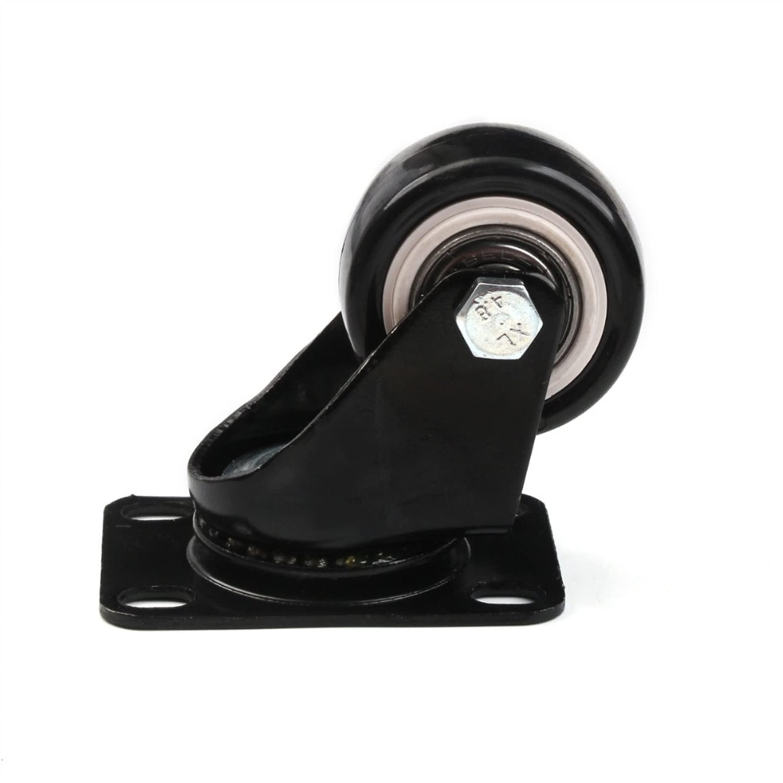 Zamienne kółka obrotowe 40 mm z czarnej gumy do wózka platformowego (5 szt.)