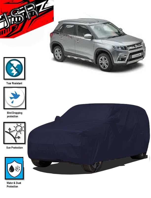 Image of J S R Waterproof Body Car Cover for Maruti Suzuki Brezza