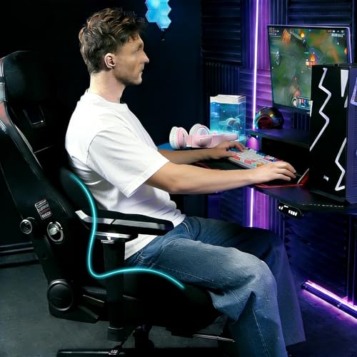 BANKQF Seat Cushion for Office Chair and Car, Lumbar Support Pillow for Office Chair, Memory Foam Ergonomic Seat Cushion for Long Sitting, Back & Tailbone Pain, Sciatica - Black - Thumbnail 6