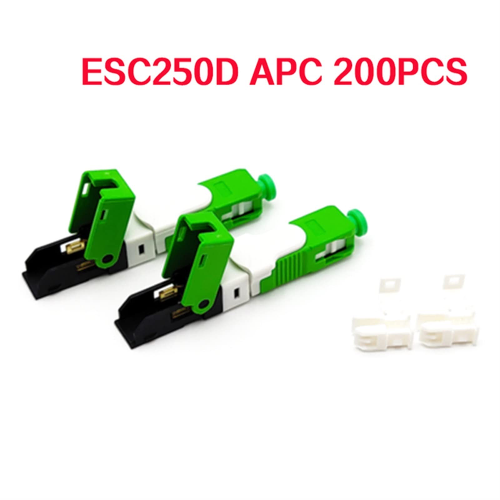 Raccords à Fibres optiques Connexion Rapide ESC250D SC APC & Connecteur Rapide à Fibre Optique monomode SC UPC Connecteur Rapide Optique FTTH SM Équipement de Communication (Color : 200)